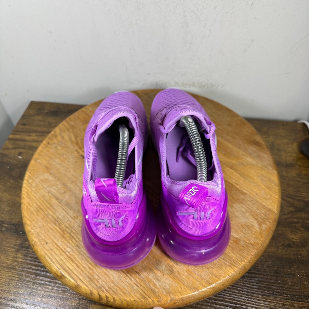 Nike Air Max 270 GS Beyond Pink Purple Running Shoes 943345-501 Size 7Y 8.5 Wmns - Picture 8 of 8